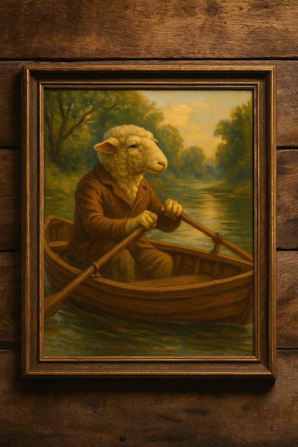 sheep boat
