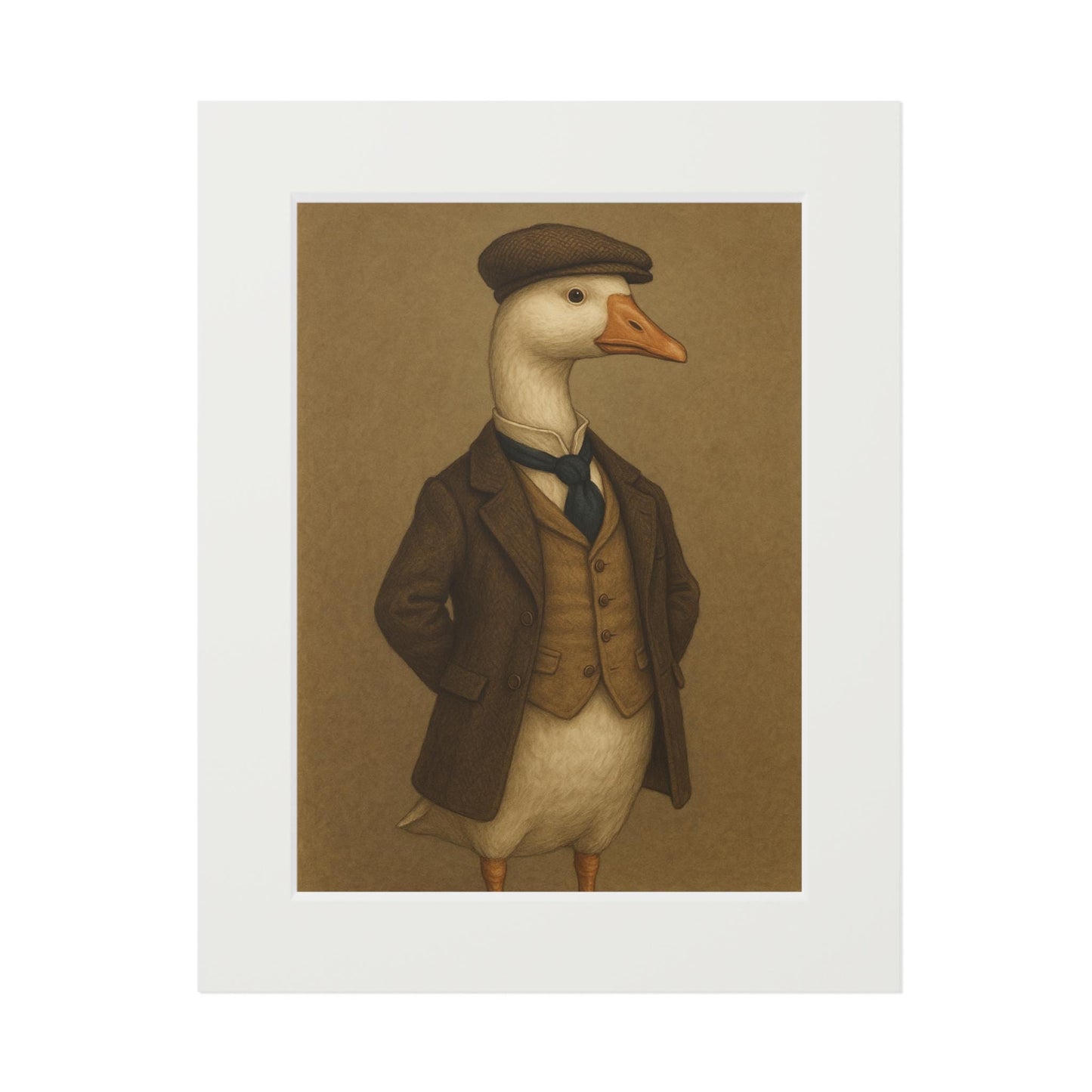 Lord Reginald Featherstone Fine print w/ wooden frame