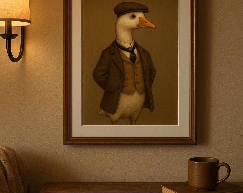 Lord Reginald Featherstone Fine print